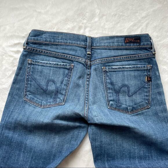 Citizens of Humanity Low Waist Cropped Jeans  Size 28 - Picture 8 of 9